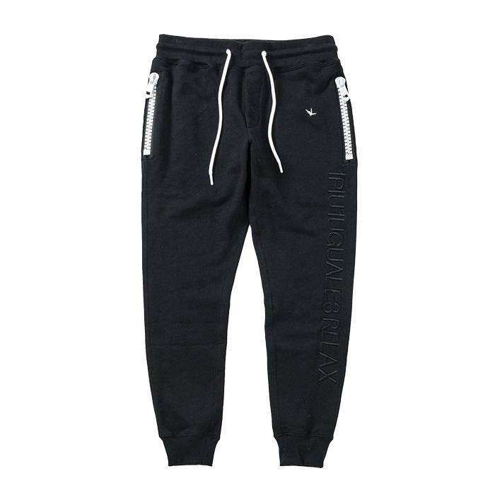 Sサイズ/ウノピゥウノウグァーレトレ リラックス/スウェットパンツ/黒/バイカー 1PIU1UGUALE3 RELAX ウノピゥウノウグァーレトレリラックス