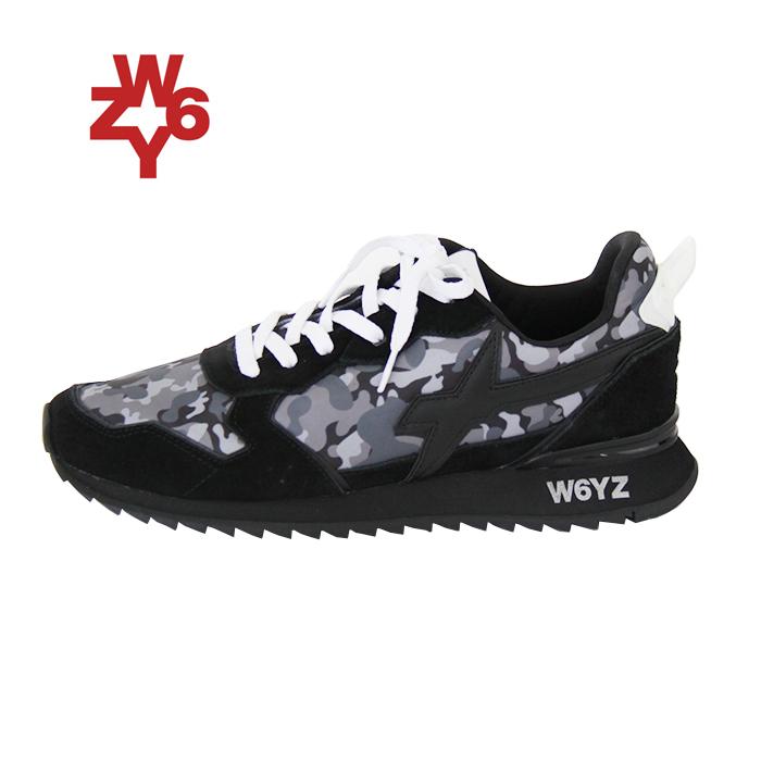 W6YZ カモフラージュ スニーカーサイズ41
