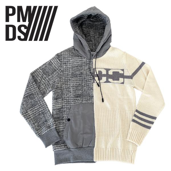 P.M.D.S. ピーエムディーエス プルオーバー ニットパーカー メンズ 