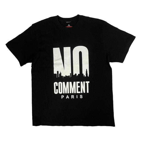 NO COMMENT PARIS ノーコメントパリ 半袖Tシャツ ユニセックス NC-T0035 ホワイト ブラック ショートスリーブ クルーネック ユニセックス メール便対応｜jamcollection｜13