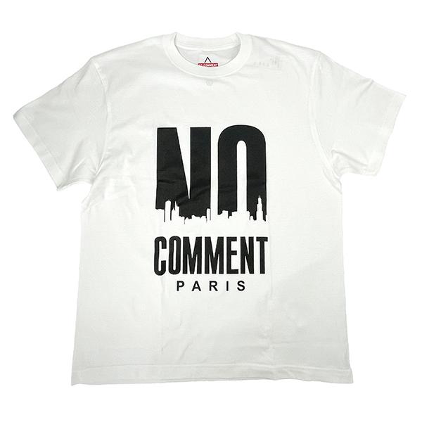 NO COMMENT PARIS ノーコメントパリ 半袖Tシャツ ユニセックス NC-T0035 ホワイト ブラック ショートスリーブ クルーネック ユニセックス メール便対応｜jamcollection｜10