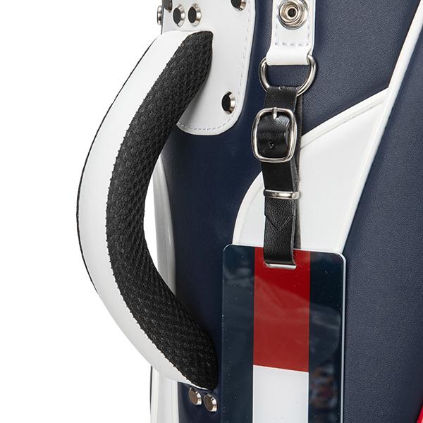 TOMMY HILFIGER GOLF トミーヒルフィガー ゴルフ カート キャディバッグ ベーシック ユニセックス THMG4SC5 WHT BLK NVY F ゴルフ用品 吉田優利｜jamcollection｜12