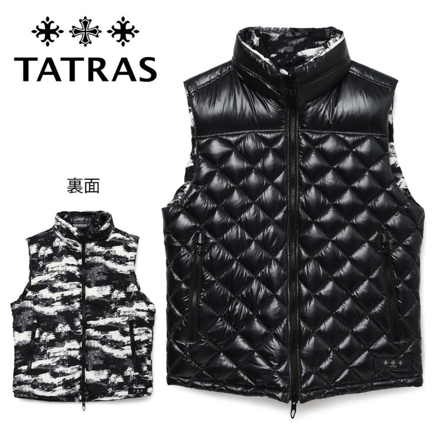 Tatras タトラス リバーシブル ダウンベスト Mtata4712 Goro ブラック チャコールグレー メンズ カモ 迷彩柄 Mtata4712gry Jam Collection 通販 Yahoo ショッピング