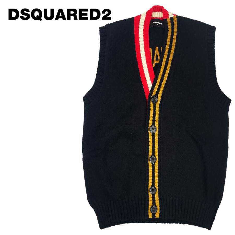 DSQUARED2 ディースクエアード2 カシミヤ 100% ニットベスト DSQUARED2 ディースクエアード2 カシミヤ 100% ニットベスト 【公式通販】