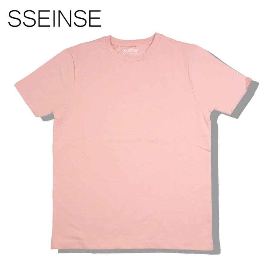 SSEINSE センス クルーネック Tシャツ  メンズ TE1780SS ピンク ショートスリーブ 無地 Tシャツ｜jamcollection