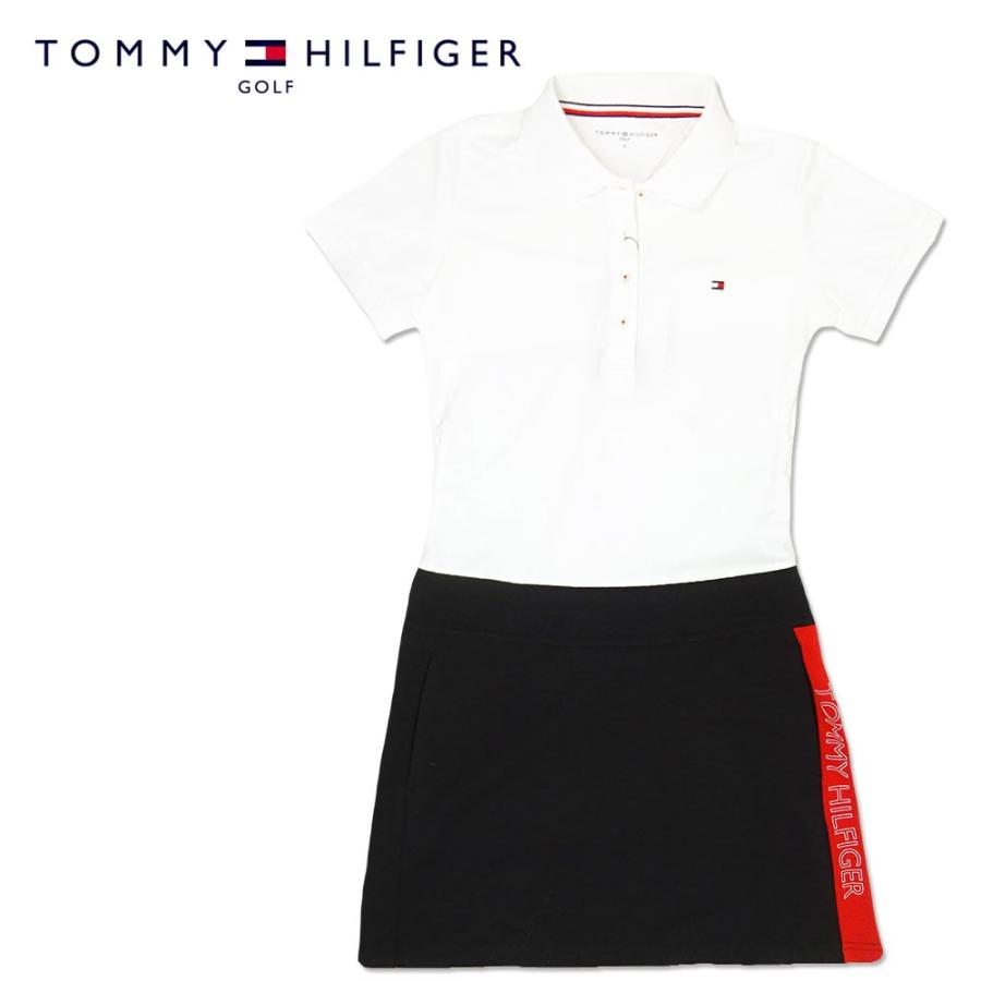 Tommy Hilfiger Golf トミーヒルフィガー ゴルフ ワンピース レディース Thla016 Logo Jacqurd One Piece 吸水速乾 Uvカット Thla016wht Jam Collection 通販 Yahoo ショッピング