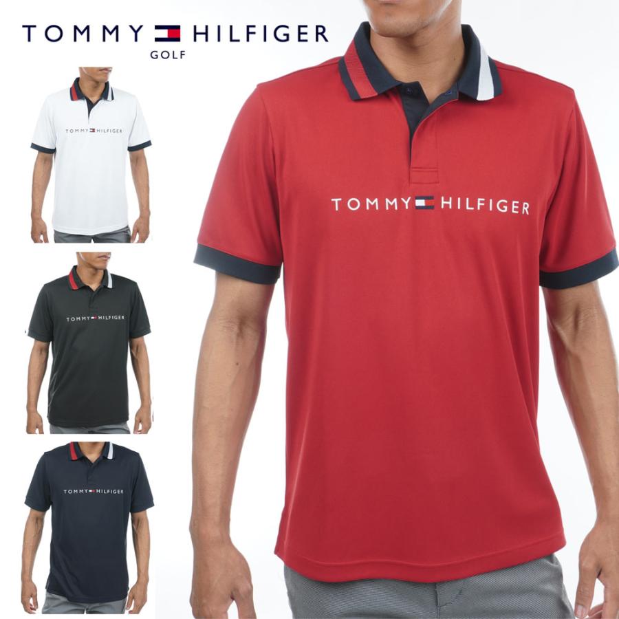 送料無料新品 TOMMY トミーヒルフィガー golf ポロ 紺色 cerkafor.com