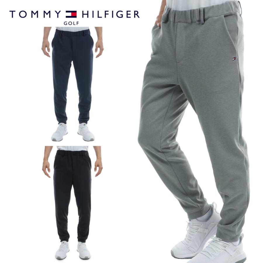 TOMMY HILFIGER GOLF トミーヒルフィガー ゴルフ ジョガーパンツ メンズ THMA321 グレー ブラック ネイビー 吸水