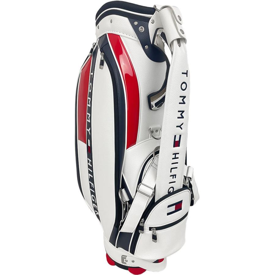 美品トミーヒルフィガーゴルフ/THE FACEキャディバッグ/THMG7SC1 TOMMY HILFIGER GOLF トミー ヒルフィガー ゴルフ THE FACE