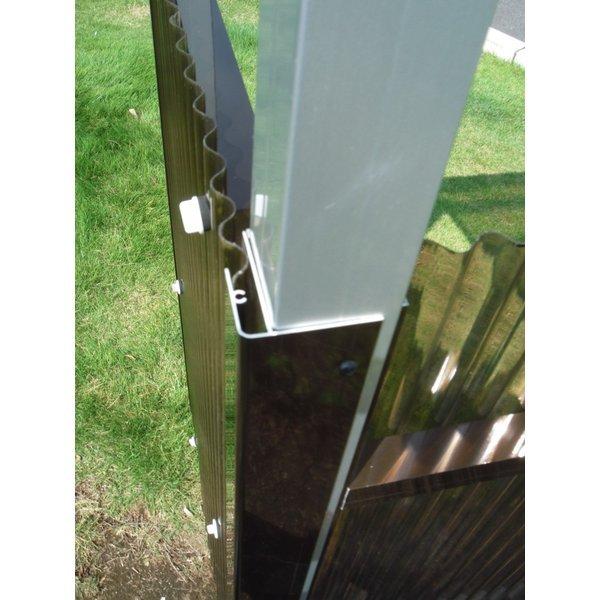 アルインコ 波板用アタッチ コーナー見切 片 1本 寸法 55 55 1 2mm 長さ 2400mm ブロンズ クリア付 品番 Ba174b 合計９千円以上で送料無料 Alc Ba 174 横濱ゼームス商会 通販 Yahoo ショッピング