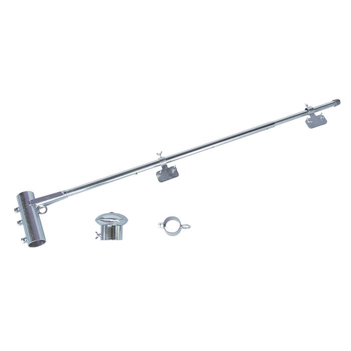 フラッグキーパー(兼用型)  1本  (アラオ) 48.6Φ単管用  旗のサイズ及び上段 下段を問わず設置できます AR-1256  旗,設置  ARAO AR1256 | アラオ