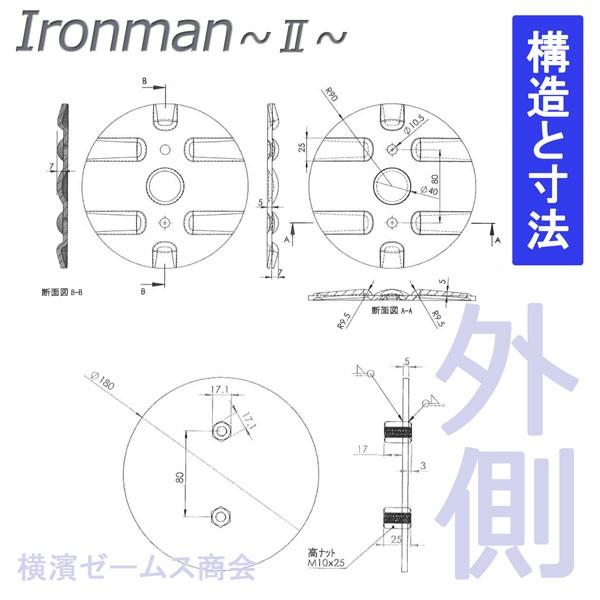 アラオ Ironman2(アイアンマン2)1枚 AR-4076 敷鉄板のズレ アラオ Ironman2(アイアンマン2)1枚 AR-4076 敷鉄板のズレ