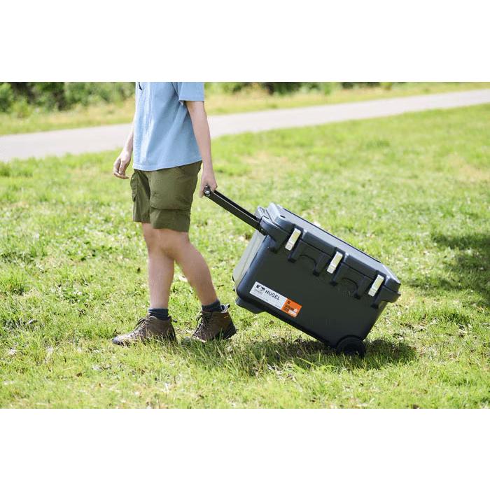 HUGEL 真空断熱クーラーボックス 60L チャコールグレー VITC-60 約22.8