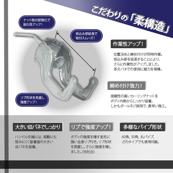 個人宅配送不可）KS ネガラミ金物 万能型 六角ボルトタイプ 20個 国元