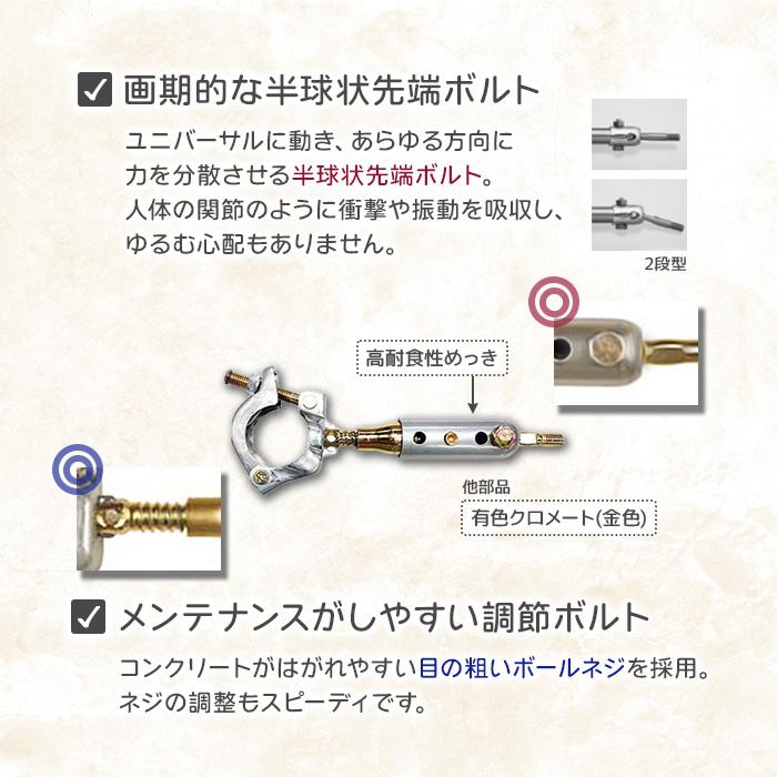 【新品】NK壁つなぎ ZAMメッキ【100本セット】 信和 NK壁つなぎ NK-1925Ⅱ 190〜250mm 25本: 他:60701|ホーム