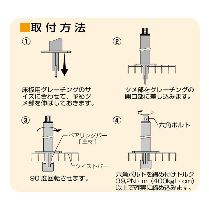 個人宅配送不可)KS グレーチングポスト 1327400 国元商会 個人宅配送不可)KS グレーチングポスト 1327400 国元商会