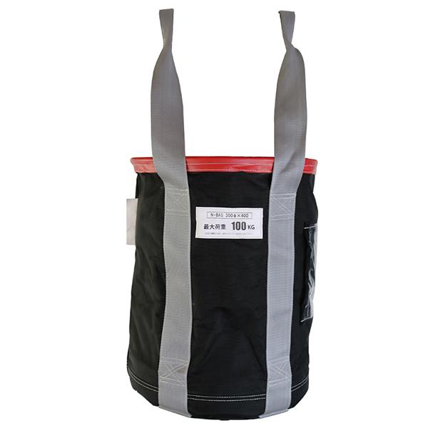 荷揚げバケツ Φ300×H400（6個セット）巾着なし N-BAG 最大荷重約100Kg
