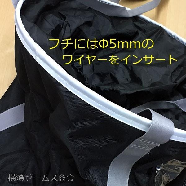 荷揚げバケツΦ600×H600（巾着フタあり）3個セット  アラオ(AR-4167)  N-BAG,電工バケツ,トン袋,フレコン,荷上げ,荷下げ,吊り上げ,リフトバッグ｜james｜04