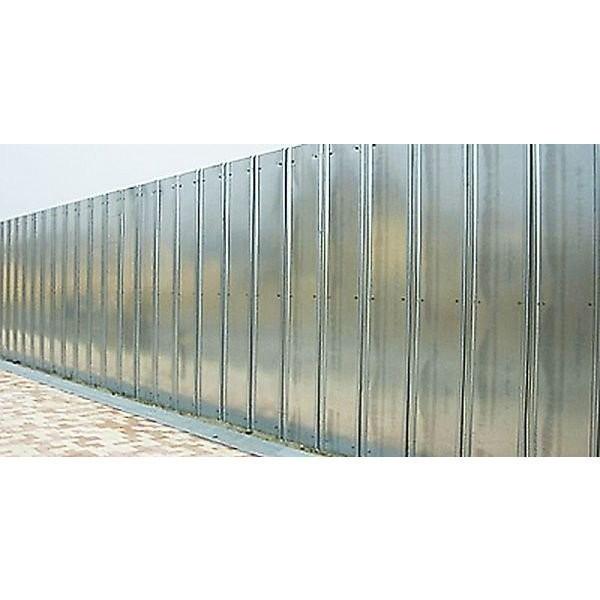 関東以北限定）パンチング 鋼板2m（仮囲い用）（t=1.2mm）（1枚