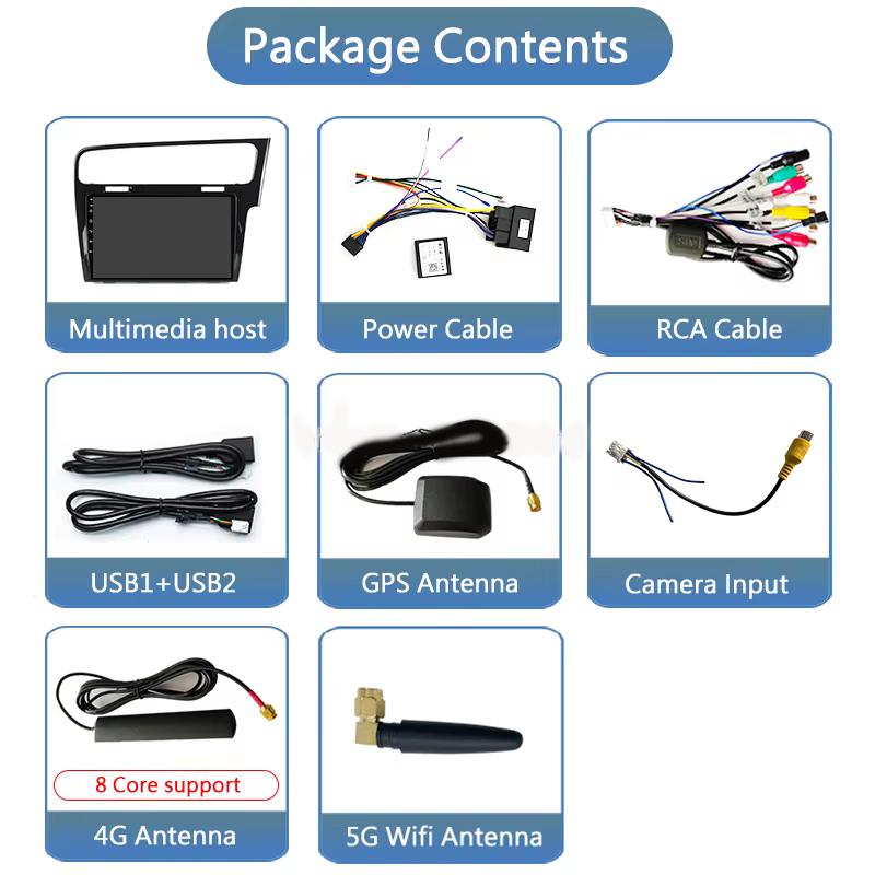 VW GOLF7 2013- GPSナビ 10.1インチ Androidメディアナビ Apple Carplay対応 |  | 05