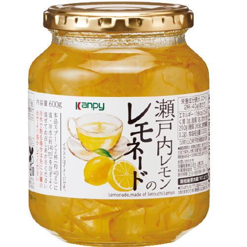 オススメ！ 瀬戸内産レモン使用 瀬戸内レモンのレモネード 600g