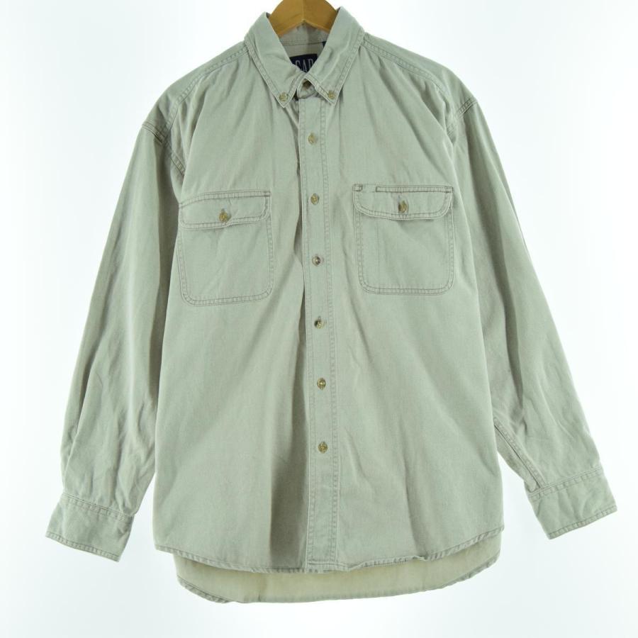 90年代 ギャップ Gap 長袖 デニムシャツ メンズxl Eaa Eaa 古着屋jam 通販 Yahoo ショッピング