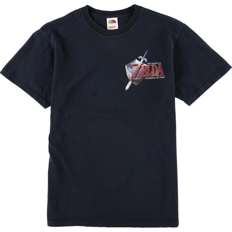 新品 1998ゼルダの伝説the Legend Of Zelda 時のオカリナtシャツ Tシャツ カットソー 半袖 袖なし