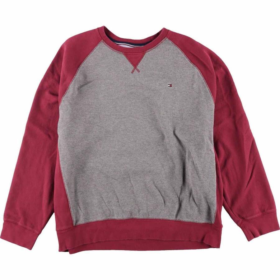トミーヒルフィガー Tommy Hilfiger ワンポイントロゴスウェット トレーナー メンズxxl Eaa0772 Eaa0772 古着屋jam 通販 Yahoo ショッピング