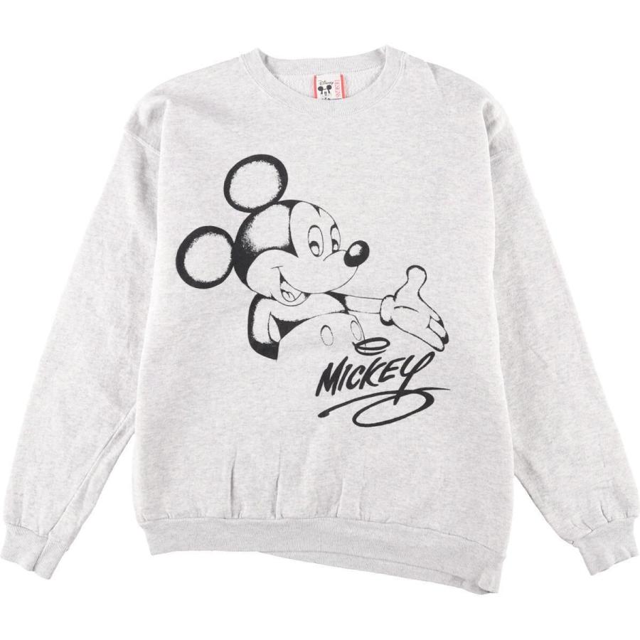 90年代 Hanes Mickey Mouse ミッキーマウス キャラクタースウェットシャツ トレーナー Usa製 レディースxl ヴィンテージ Eaa0304 Eaa0304 古着屋jam 通販 Yahoo ショッピング