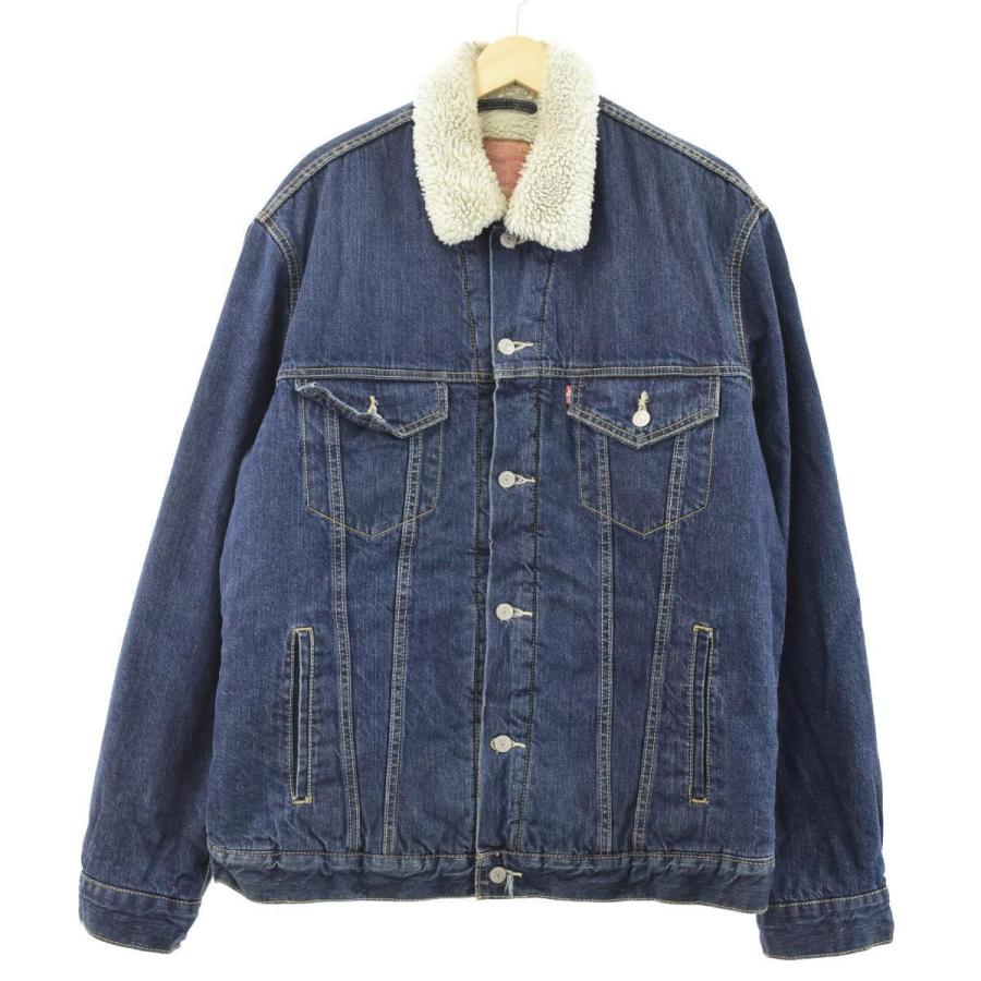 リーバイス Levi S デニムボアジャケット メンズxl Eaa0977 Eaa0977 古着屋jam 通販 Yahoo ショッピング