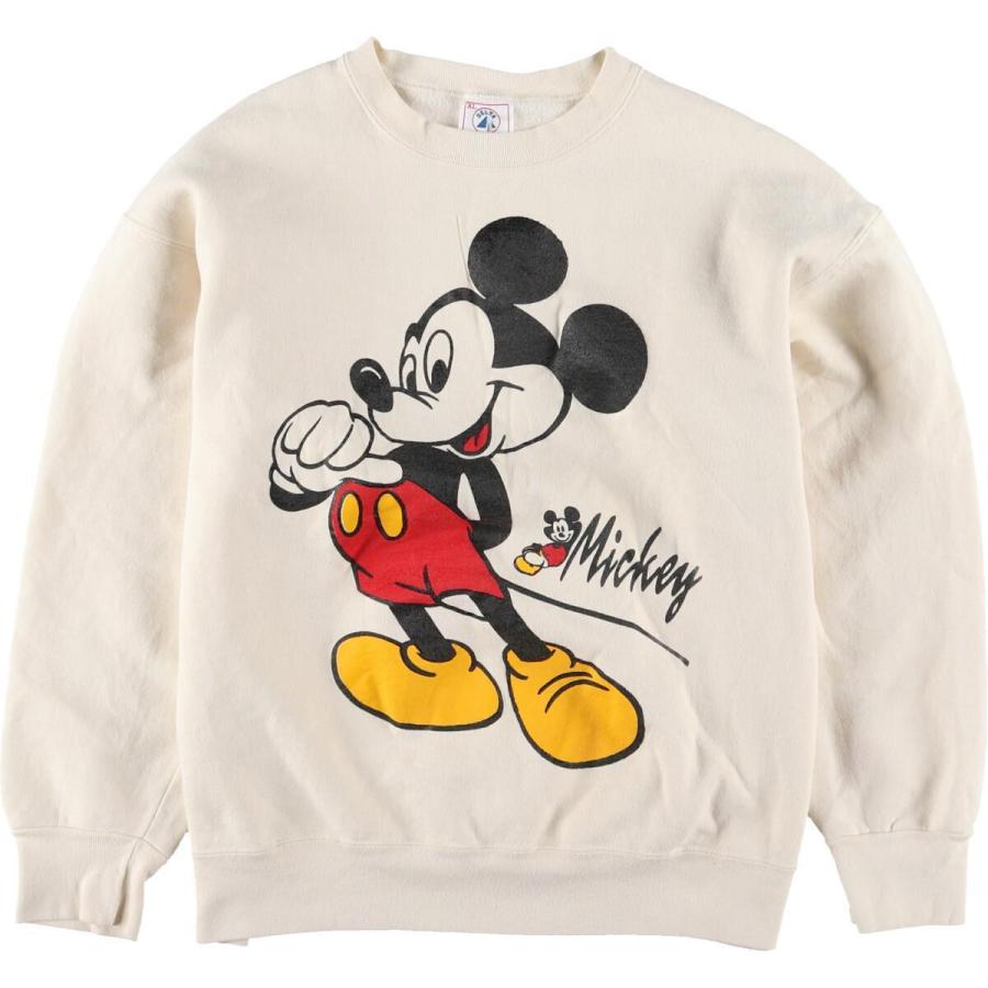 90年代 Delta Mickey Mouse ミッキーマウス キャラクタースウェットシャツ トレーナー Usa製 レディースxl ヴィンテージ Eaa Eaa 古着屋jam 通販 Yahoo ショッピング