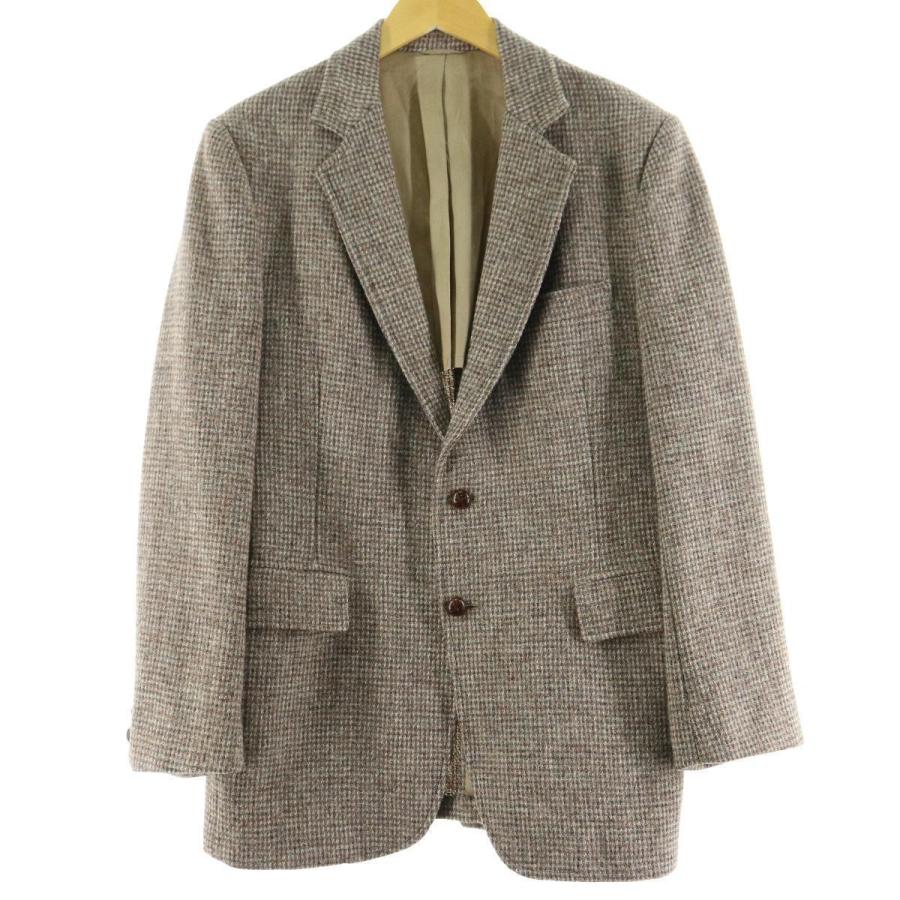 70 80年代 ハリスツイード Harris Tweed ウールテーラードジャケット 38r メンズm ヴィンテージ Eaa Eaa 古着屋jam 通販 Yahoo ショッピング