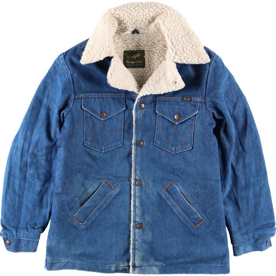 70年代 ラングラー Wrangler Wrange Coat ランチコート デニムボアジャケット Usa製 メンズm ヴィンテージ Eaa Eaa 古着屋jam 通販 Yahoo ショッピング