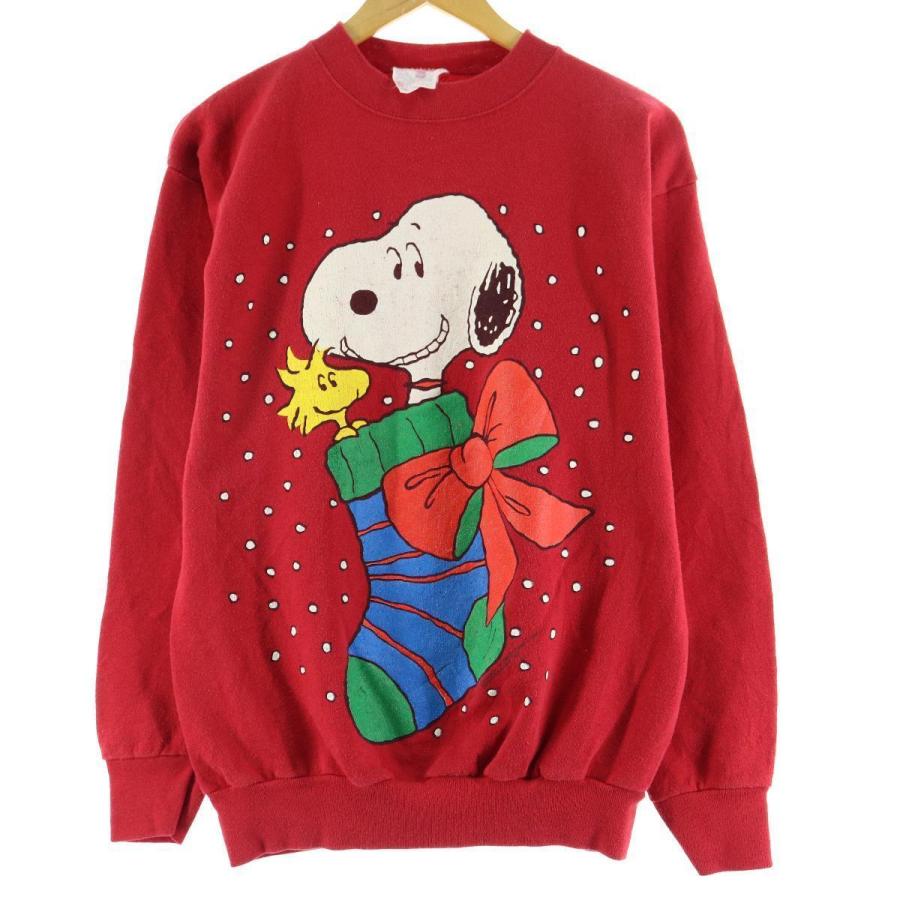 Peanuts Snoopy スヌーピー キャラクタースウェットシャツ トレーナー Usa製 レディースl Eaa Eaa 古着屋jam 通販 Yahoo ショッピング