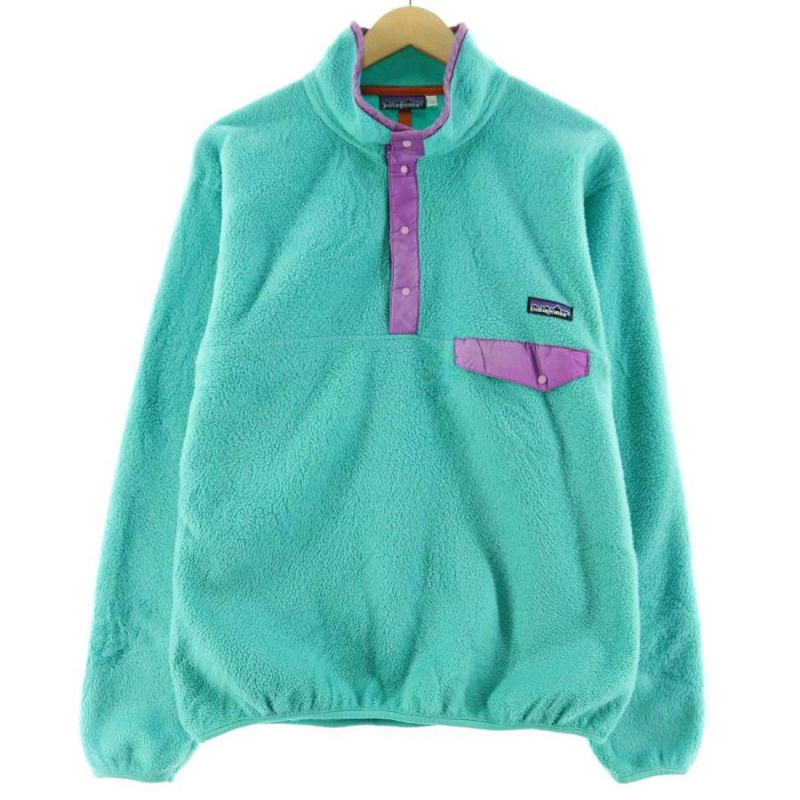 希少レア グッドカラー 好配色 ターコイズ 80~90年代 パタゴニア Patagonia スナップT フリースプルオーバー M ヴィンテージ  /eaa118895 :eaa118895:古着屋JAM - 通販 - Yahoo!ショッピング