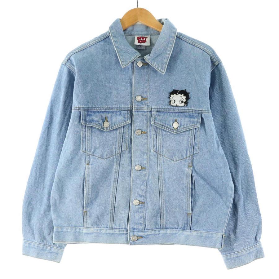Sale 公式通販 90年代 Betty Boop ベティブープ デニムジャケット Gジャン レディースl ヴィンテージ Eaa 公式 Www Skylanceronline Com