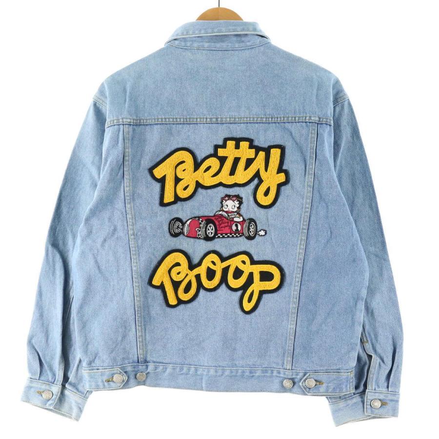 Sale 公式通販 90年代 Betty Boop ベティブープ デニムジャケット Gジャン レディースl ヴィンテージ Eaa 公式 Www Skylanceronline Com