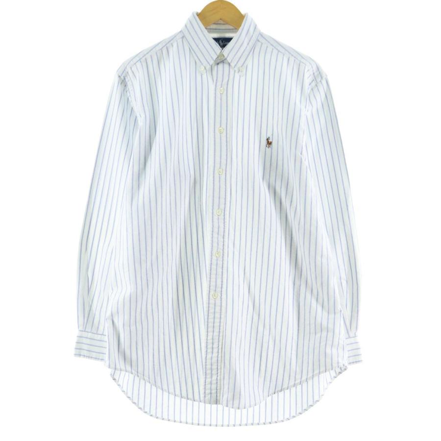ラルフローレン Ralph Lauren 長袖 オックスフォード ボタンダウンストライプシャツ メンズxl Eaa Eaa 古着屋jam 通販 Yahoo ショッピング