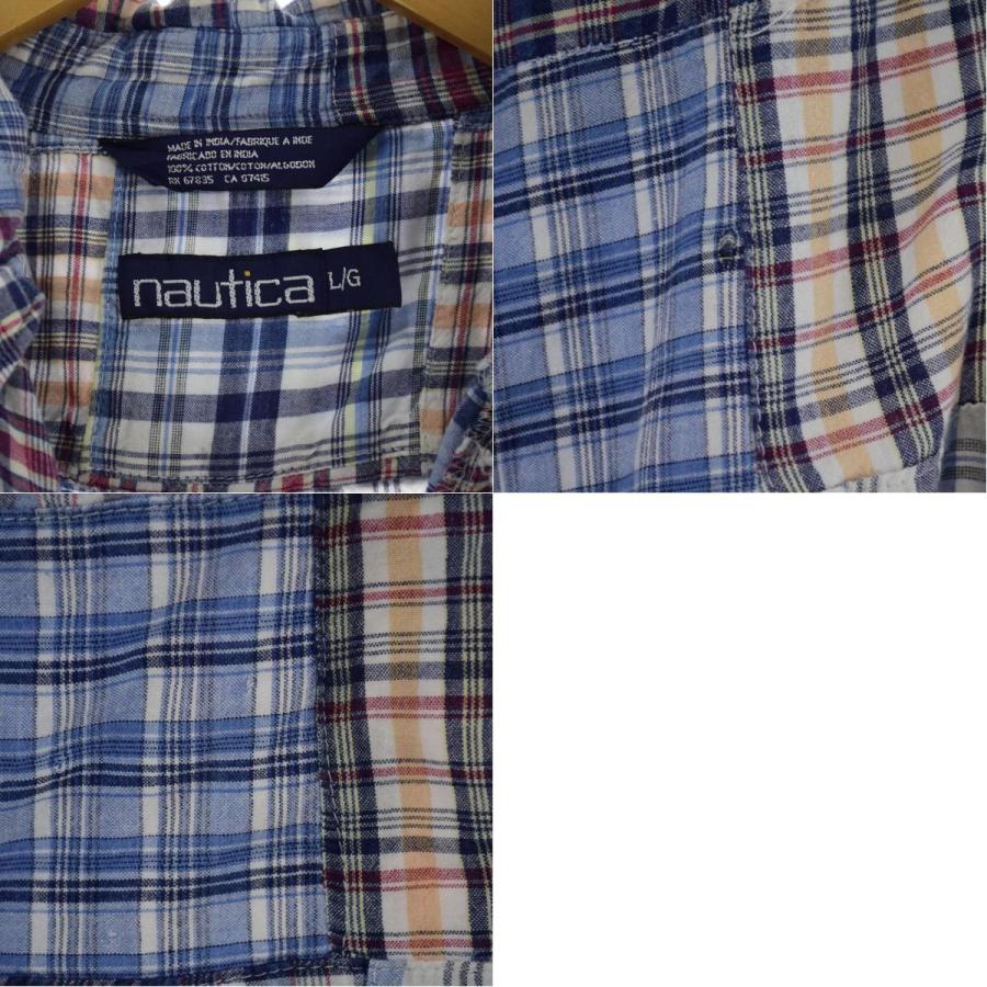 nautica】L/S Check BD Shirt XL 90s “OLD Nautica” チェックシャツ 