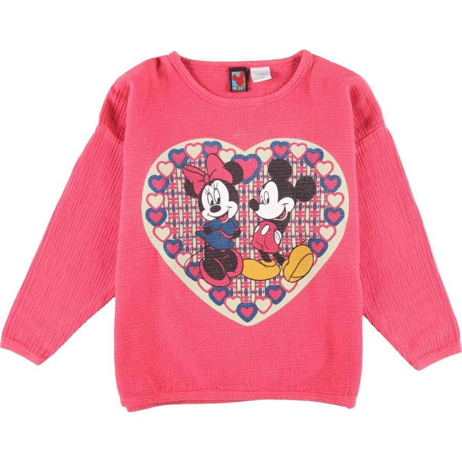 Mickey Unlimited ミッキーマウス ミニーマウス キャラクタースウェットシャツ トレーナー レディースxl Eaa Eaa 古着屋jam 通販 Yahoo ショッピング
