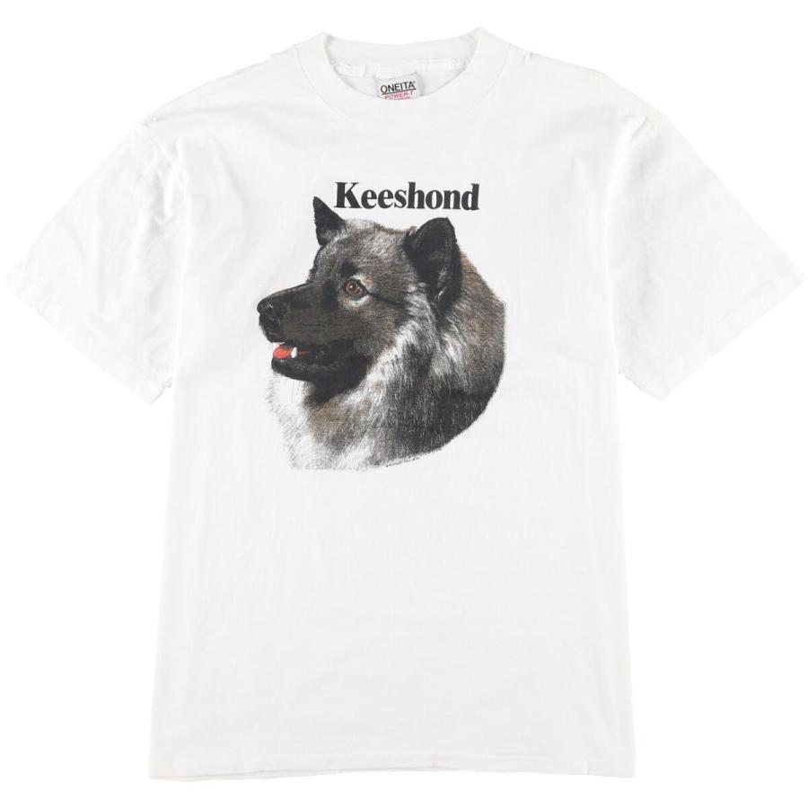 90年代 Oneita 犬柄 アニマルプリントtシャツ レディースxl ヴィンテージ Eaa Eaa 古着屋jam 通販 Yahoo ショッピング