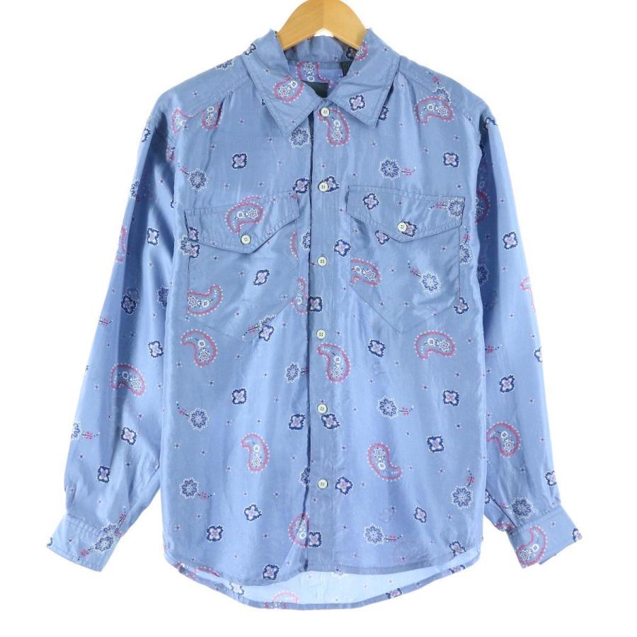 Liz Wear 総柄 長袖 シルクシャツ メンズl Eaa Eaa 古着屋jam 通販 Yahoo ショッピング