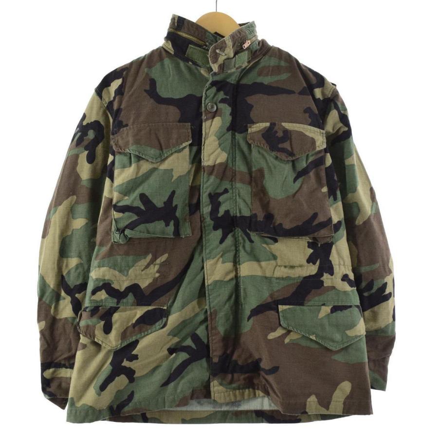 古着 82年納品 ALPHA 米軍実品 U.S.AIR FORCE ウッドランドカモ 迷彩柄