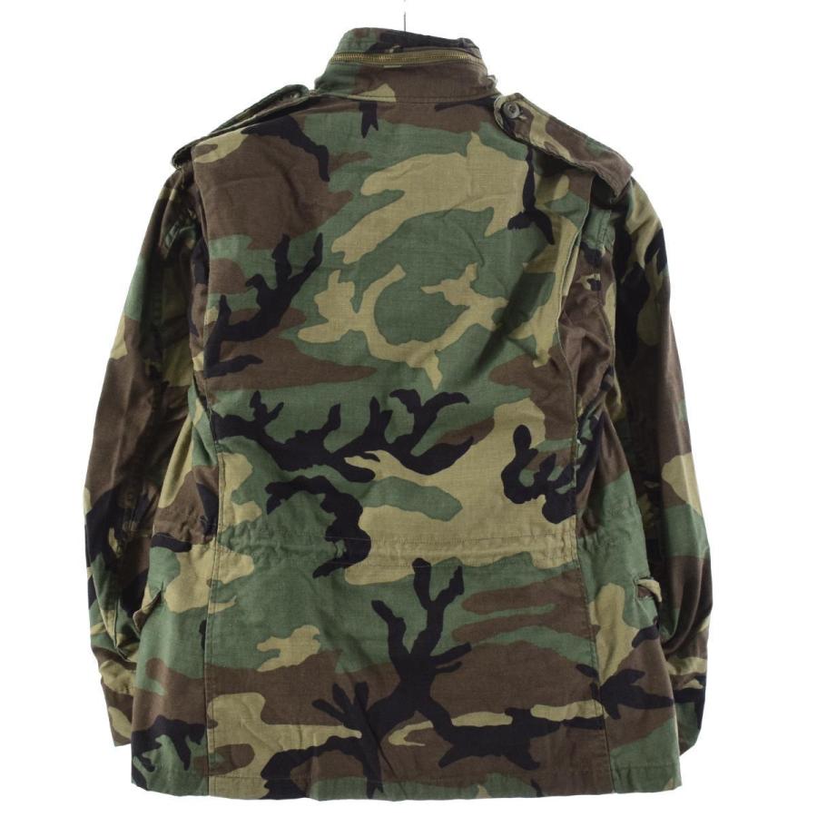 古着 82年納品 ALPHA 米軍実品 U.S.AIR FORCE ウッドランドカモ 迷彩柄