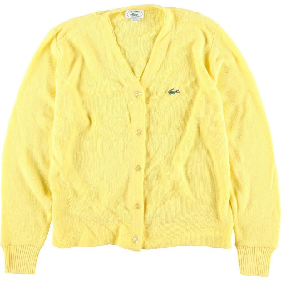 80 90年代 ラコステ Lacoste Izod アクリルニットカーディガン Usa製 レディースm ヴィンテージ Eaa Eaa 古着屋jam 通販 Yahoo ショッピング