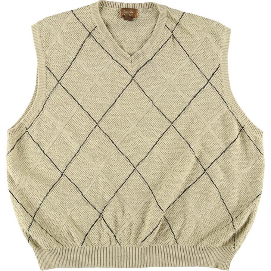 値引きする ベスト ジレ 古着 総柄 Vネック コットンニットベスト メンズxl 古着 総柄 Vネック コットンニットベスト メンズxl Eaa5194 Www Threeriversofs Com