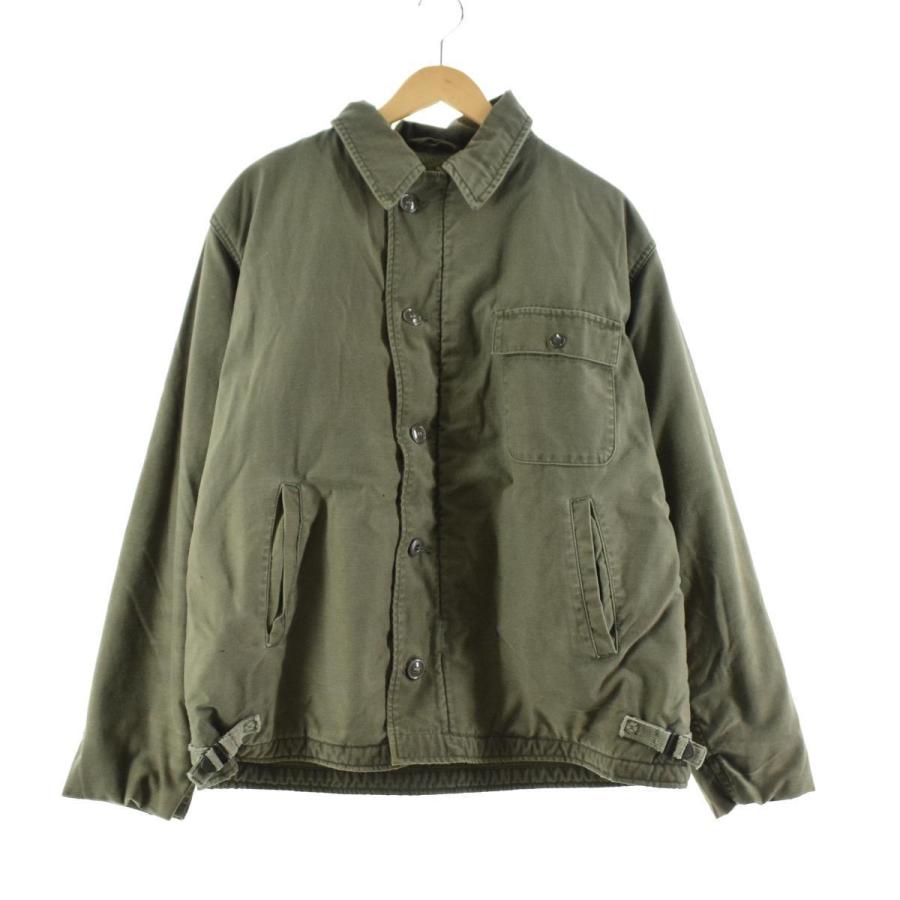 古着 70~80年代 米軍実品 U.S.NAVY A-2 ミリタリー デッキジャケット