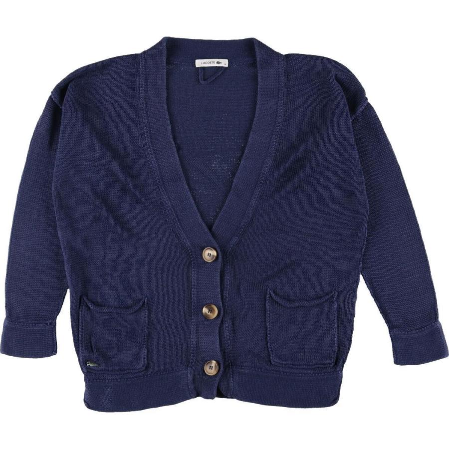 ファッション 夏 お店屋さん 古着 ラコステ Lacoste リネンニットカーディガン レディースm Eaa Livjs1jd9n Core Compliance Com