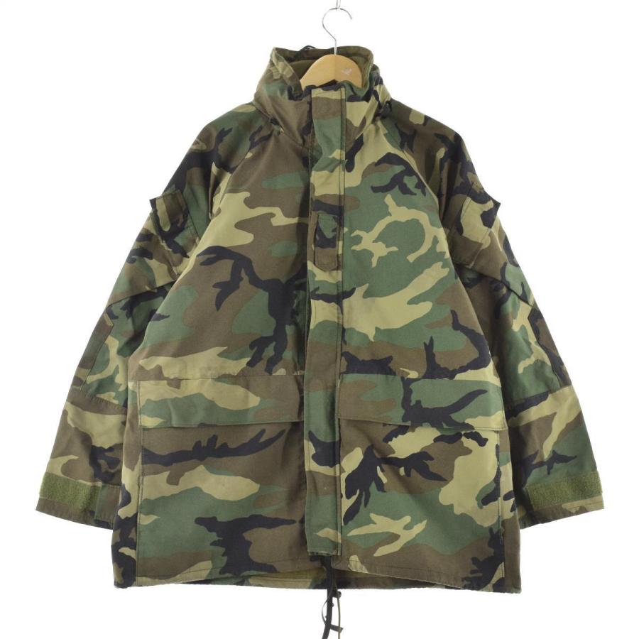 古着 90年代 米軍実品 ウッドランドカモ 迷彩柄 ミリタリー ゴアテック