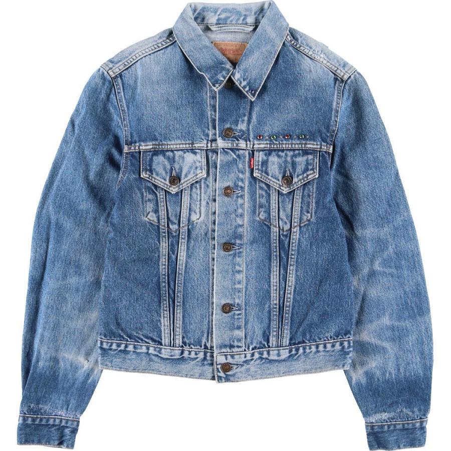 古着 90年代 リーバイス Levi's 70500 02 ユーロモデル デニムジャケット スタッズ付き Gジャン イタリア製 レディースM  /eaa230207 :eaa230207:古着屋JAM - 通販 - Yahoo!ショッピング